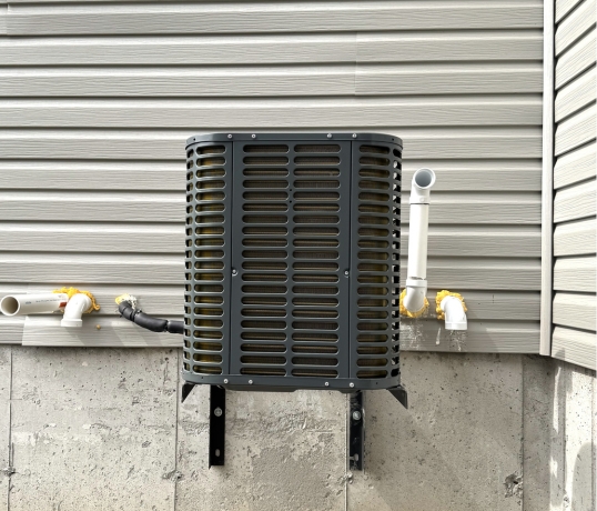 air conditioner unit in wall